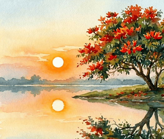 Nature and Mindfulness for Personal Growth Peaceful nature scenery supporting mindfulness and daily practices for personal growth