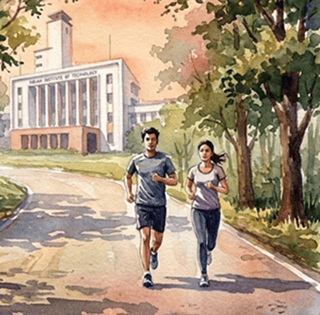 Healthy Lifestyle Assessment Through Daily Fitness People practicing healthy lifestyle assessment habits through outdoor running and wellness activities